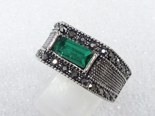 COLORED STONE FASHION RING / JP SIZE 21